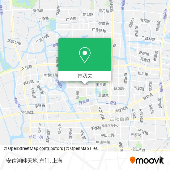 安信湖畔天地-东门地图
