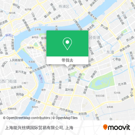 上海能兴丝绸国际贸易有限公司地图