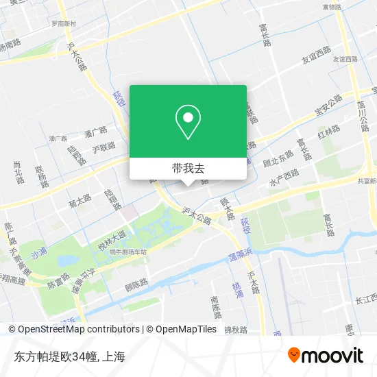 东方帕堤欧34幢地图