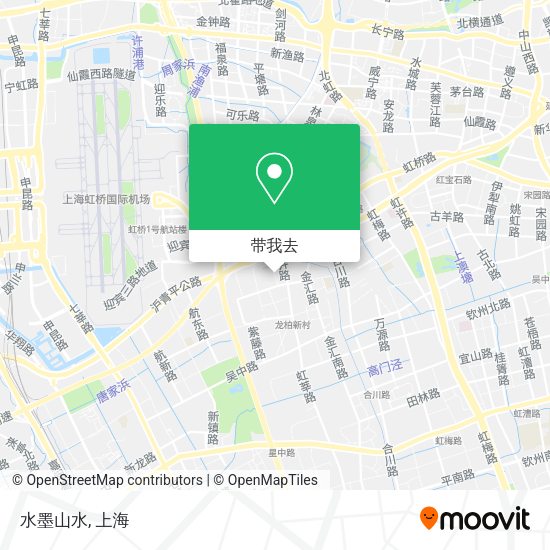 水墨山水地图