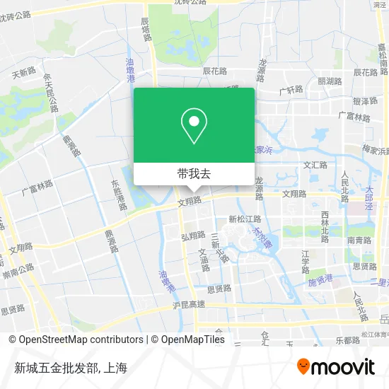 新城五金批发部地图