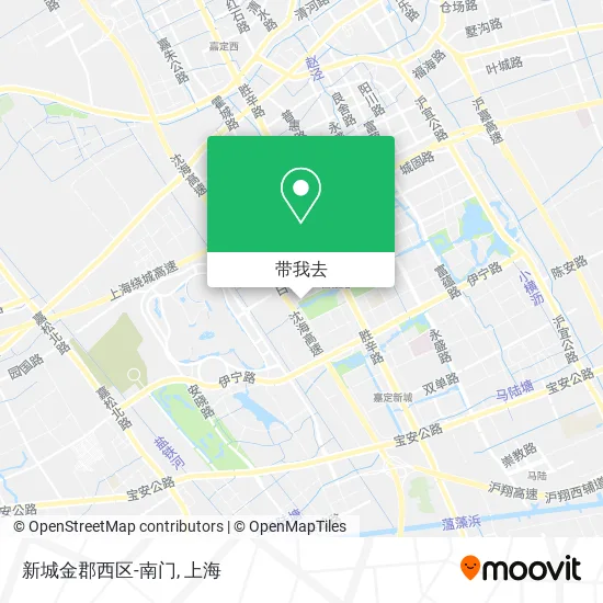 新城金郡西区-南门地图