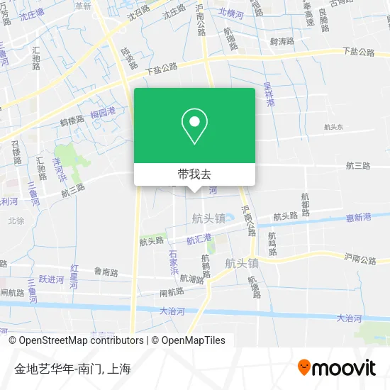 金地艺华年-南门地图