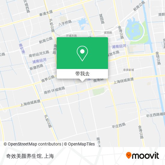 奇效美颜养生馆地图
