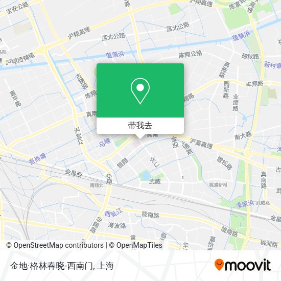 金地·格林春晓-西南门地图