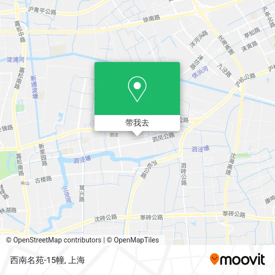 西南名苑-15幢地图