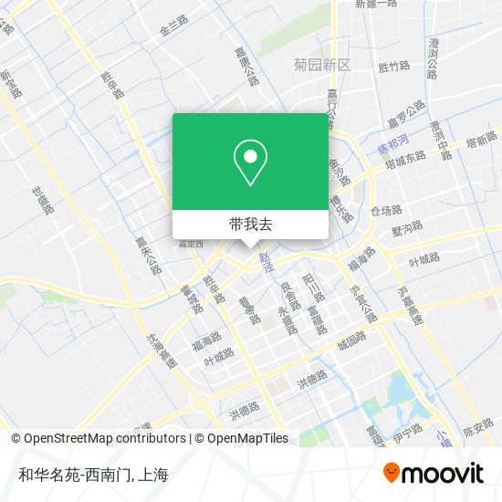 和华名苑-西南门地图