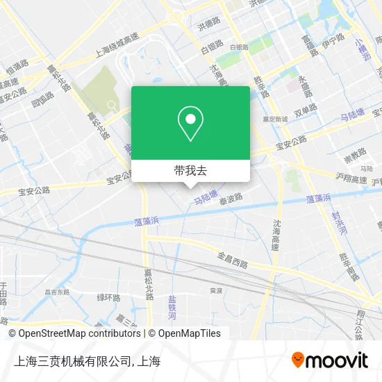 上海三贲机械有限公司地图