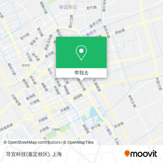 导宜科技(嘉定校区)地图