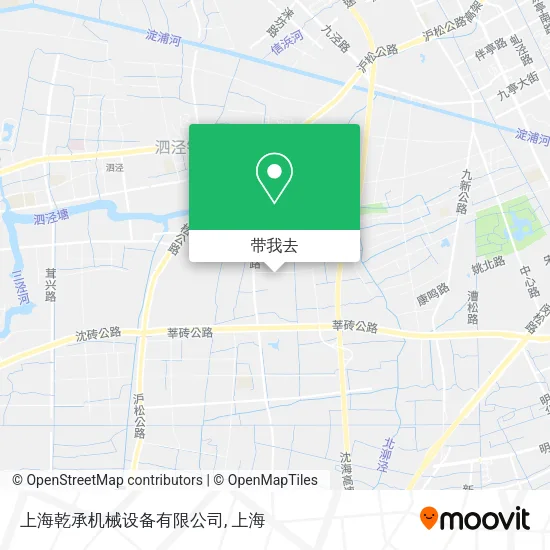 上海乾承机械设备有限公司地图