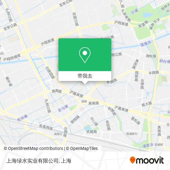 上海绿水实业有限公司地图