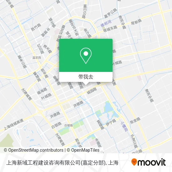 上海新域工程建设咨询有限公司(嘉定分部)地图