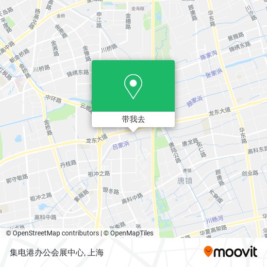 集电港办公会展中心地图