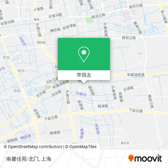 南馨佳苑-北门地图