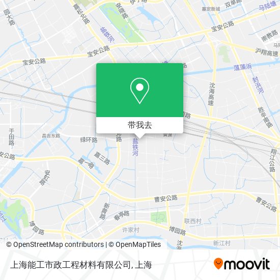 上海能工市政工程材料有限公司地图