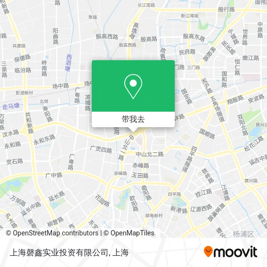 上海磬鑫实业投资有限公司地图