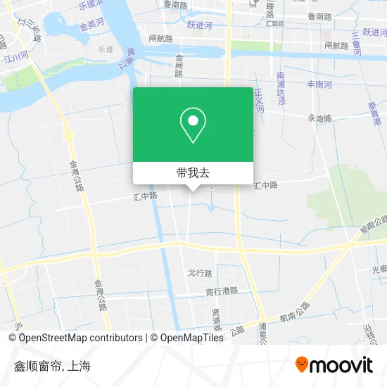 鑫顺窗帘地图
