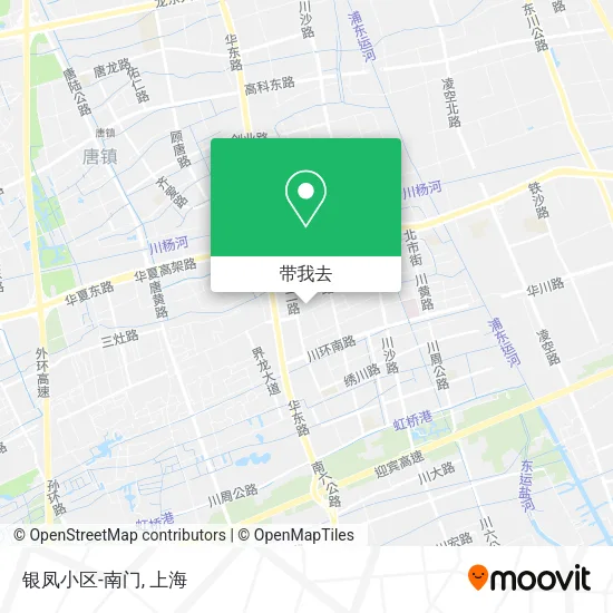 银凤小区-南门地图