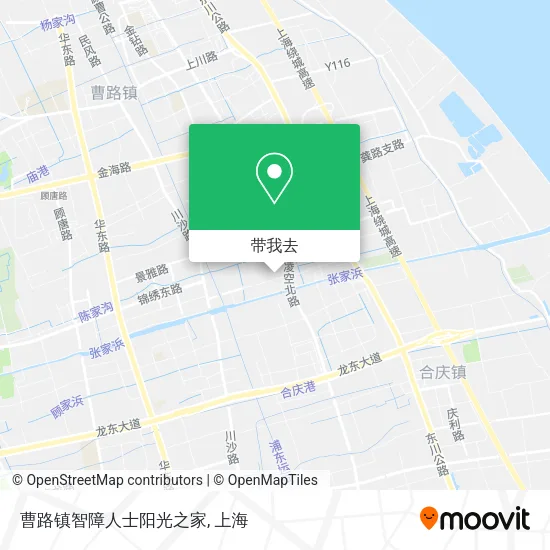 曹路镇智障人士阳光之家地图