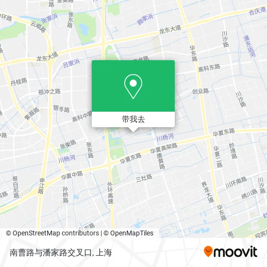 南曹路与潘家路交叉口地图