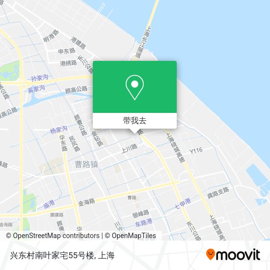 兴东村南叶家宅55号楼地图