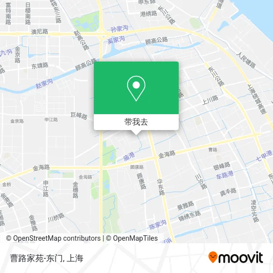 曹路家苑-东门地图