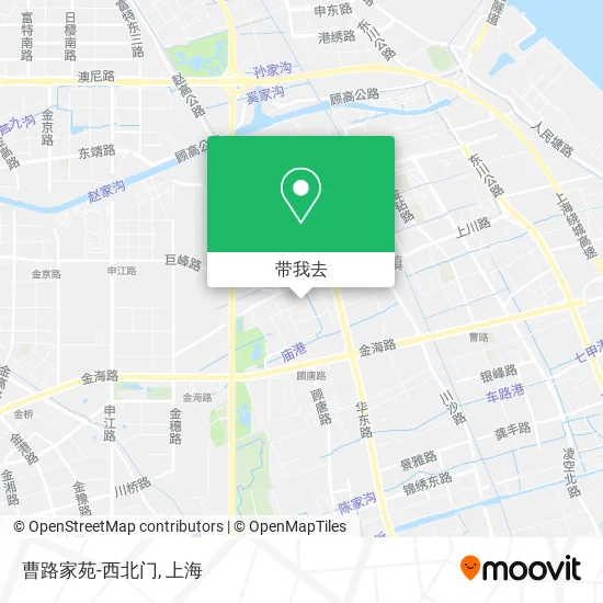 曹路家苑-西北门地图