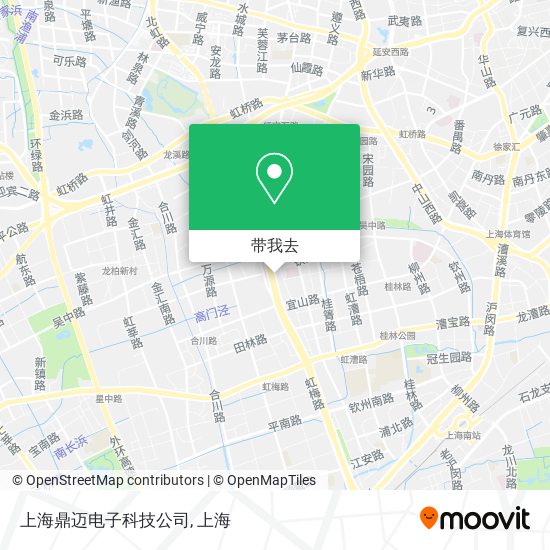 上海鼎迈电子科技公司地图