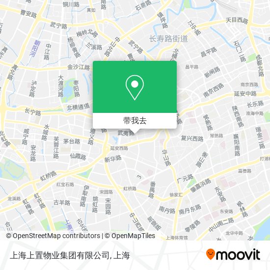 上海上置物业集团有限公司地图