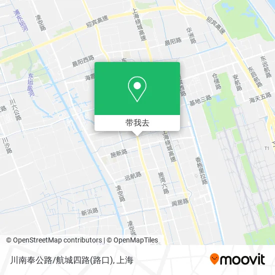 川南奉公路/航城四路(路口)地图