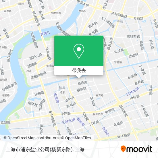 上海市浦东盐业公司(杨新东路)地图