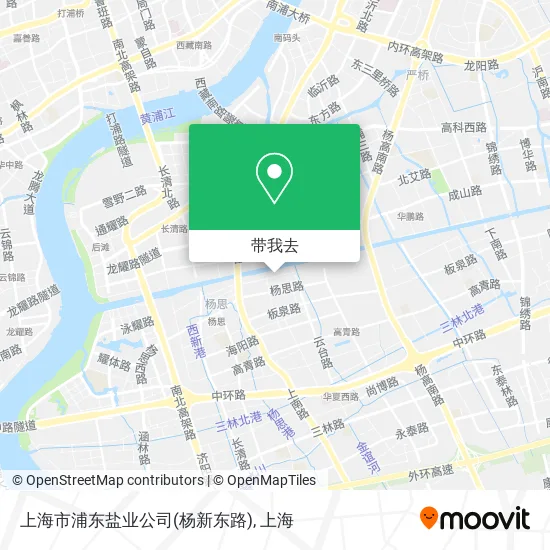 上海市浦东盐业公司(杨新东路)地图
