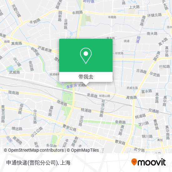 申通快递(普陀分公司)地图