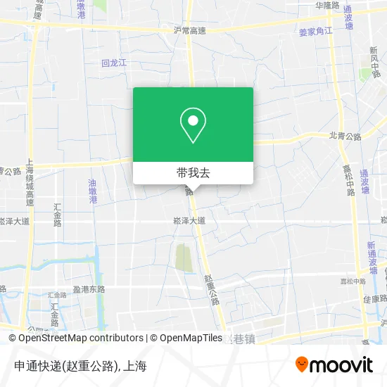 申通快递(赵重公路)地图