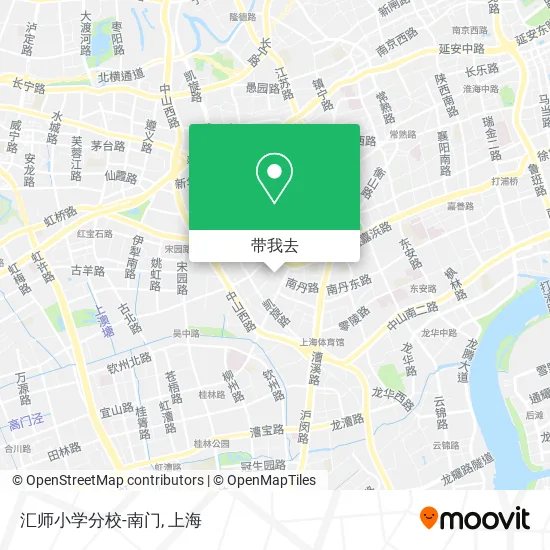 汇师小学分校-南门地图