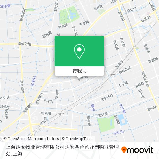 上海达安物业管理有限公司达安圣芭芭花园物业管理处地图