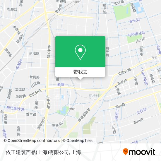 依工建筑产品(上海)有限公司地图