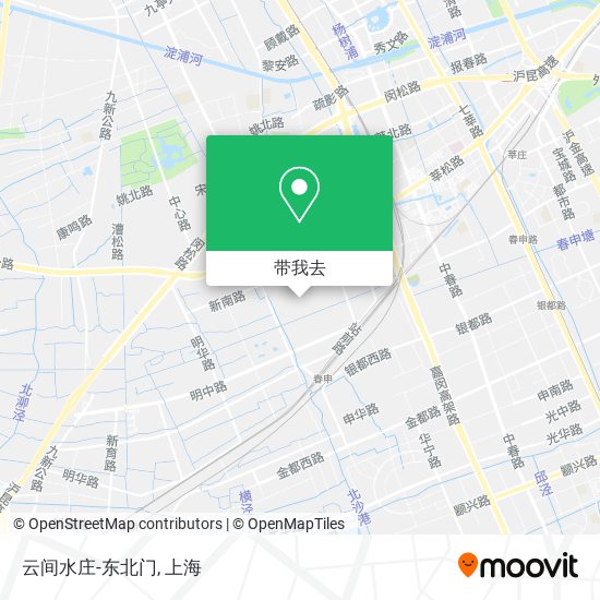 云间水庄-东北门地图
