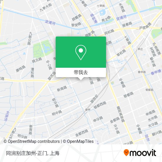 同润别庄加州-正门地图