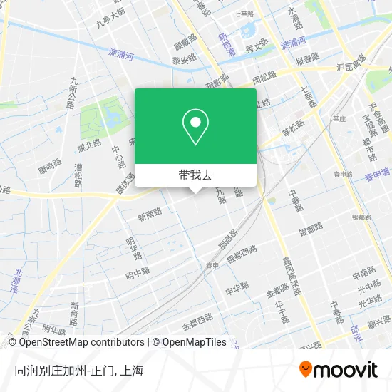 同润别庄加州-正门地图