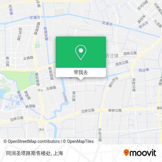 同润圣塔路斯售楼处地图