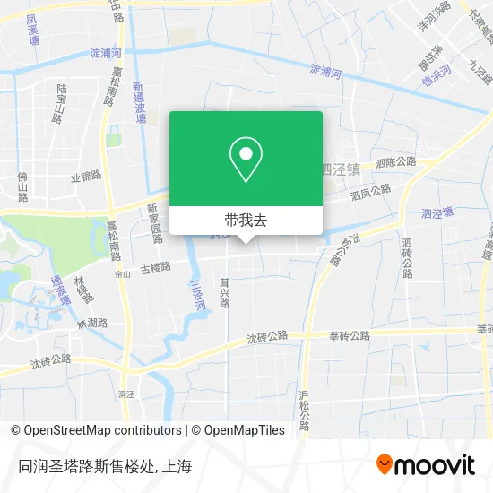 同润圣塔路斯售楼处地图