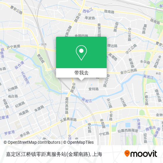 嘉定区江桥镇零距离服务站(金耀南路)地图