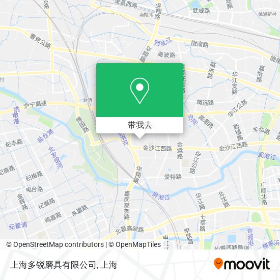 上海多锐磨具有限公司地图