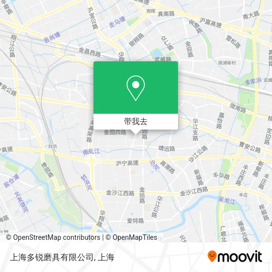 上海多锐磨具有限公司地图