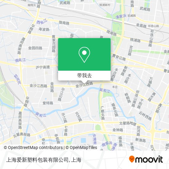 上海爱新塑料包装有限公司地图