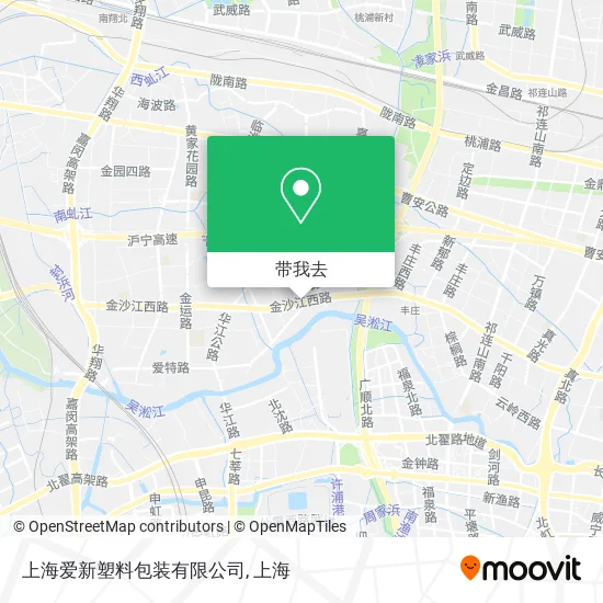 上海爱新塑料包装有限公司地图