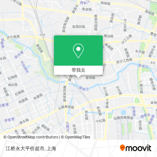 江桥永大平价超市地图