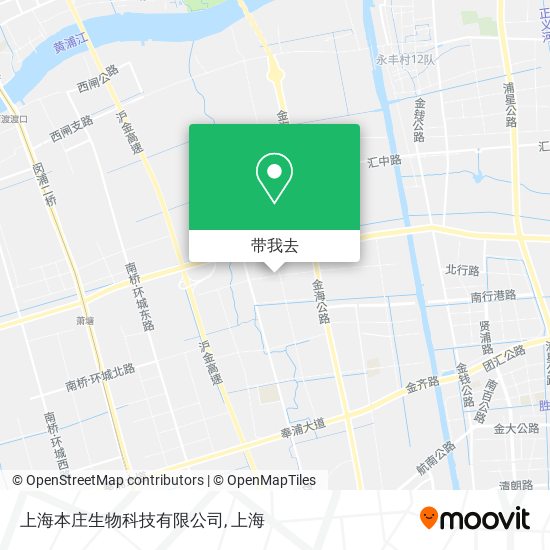 上海本庄生物科技有限公司地图