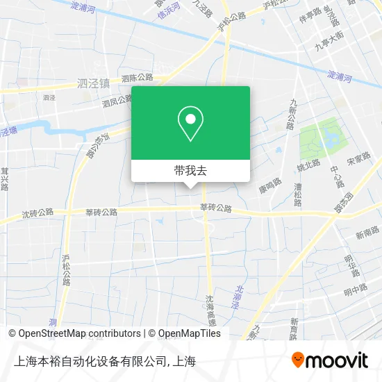 上海本裕自动化设备有限公司地图